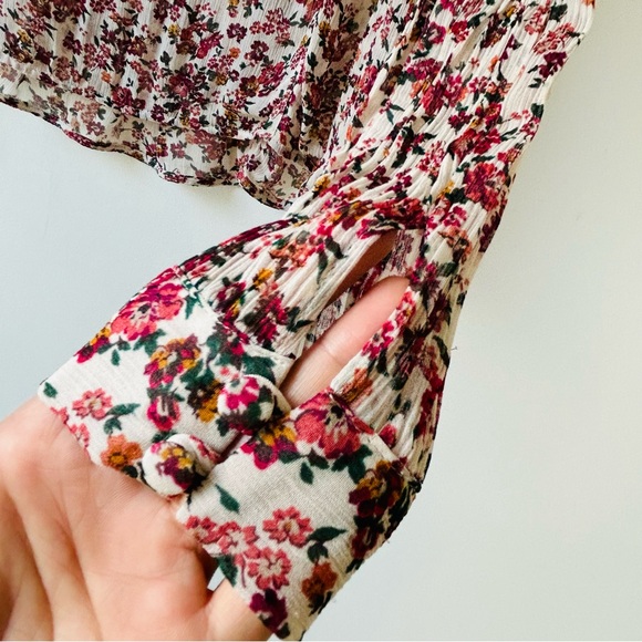 SEZANE Miro Blouse Multicolored Print Womens Sz 36 US4 Fun Festival Feminine - Picture 10 of 13